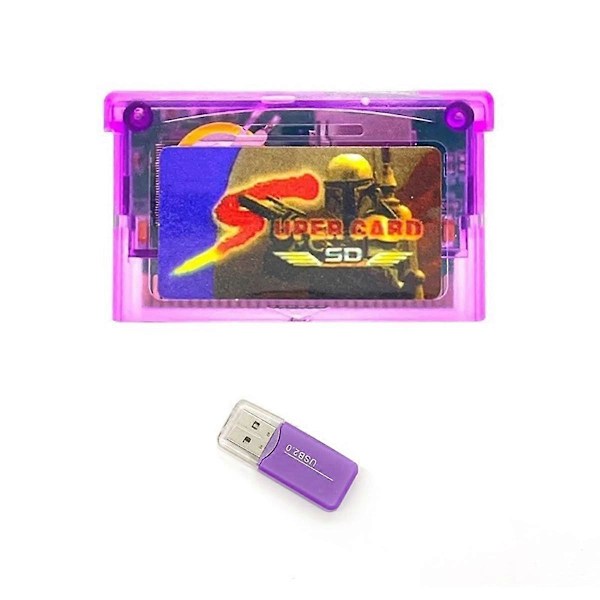 Supercard Kort Micro-SD Kort Adapter för SP GBM NDSL, A