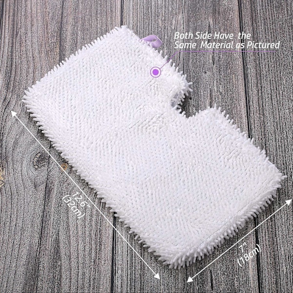 4 kpl Vaihto Pestävät Mikrokuitumoppityynyt Siivoustyynyt Shark Steam Pocket Mops -höyrymoppeihin S3500 Series S3501 S3601 S3550 S3901 S3801 Se450