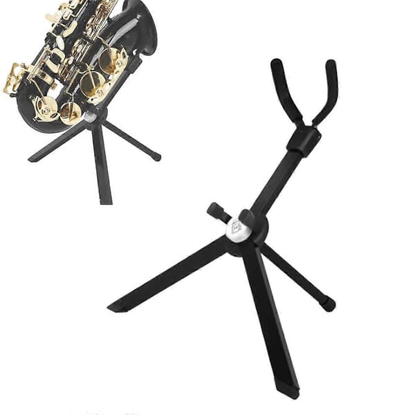 Vertikal Saxofon Bærbar Foldbar Sax Stativ Holder Display Stand