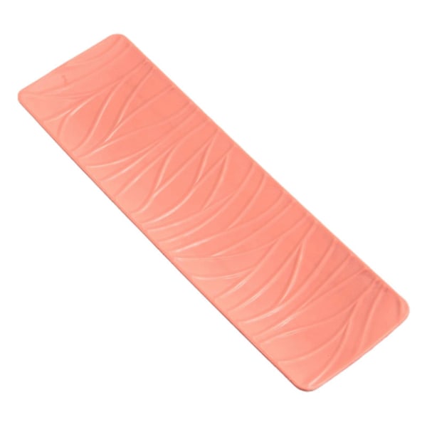 Grillplatta Böjd Kant Design Spillfri Trämönster Rektangulär Sushifat Bakplåt Hushållstillbehör Pink M