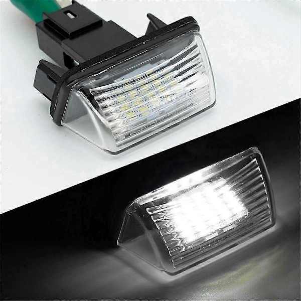 Nummerskyltsbelysning 6340A3 för 206 207 306 307 406 407 5008 Partner LED Xenon Nummerskyltslampa