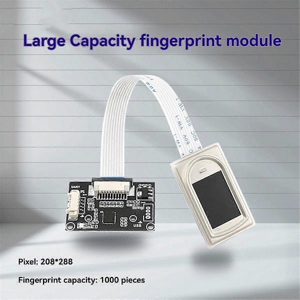 R304A USB TTL Dubbel Kommunikationsgränssnitt Pixel Fingerprint Modul