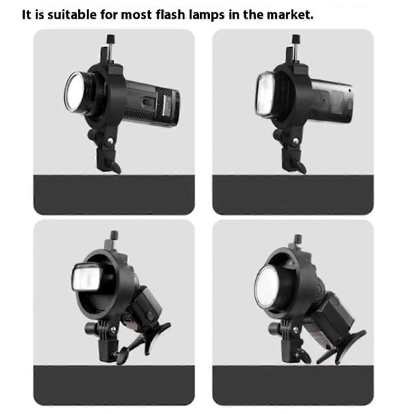 Sidomonterad Softbox TR-07C Bajonett Portabel Åttakantig Softbox