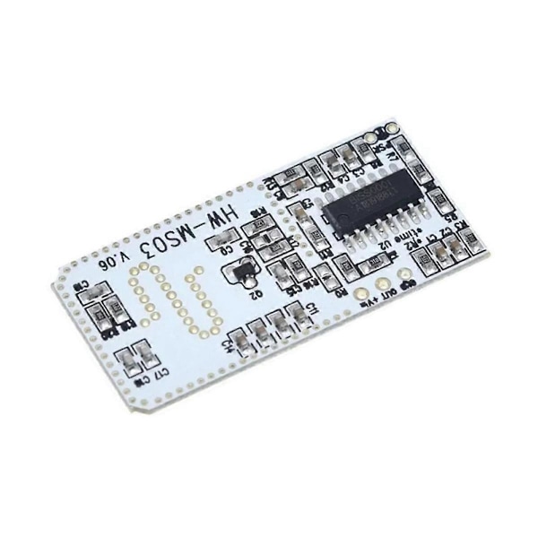 Högpresterande rörelsesensor - MS03 2,4 GHz till 5,8 GHz Mikrovågsradar Människokroppsinduktion PIR-switchmodul för DIY