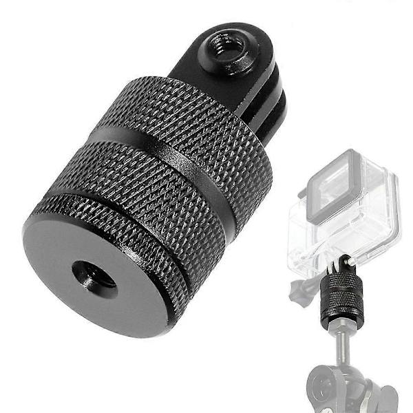 Kamerafästeadapter i aluminium för Canon Standard 1/4\" gängade hål 360 graders rotationsstativfästeadapter för GoPro Diverse kameror