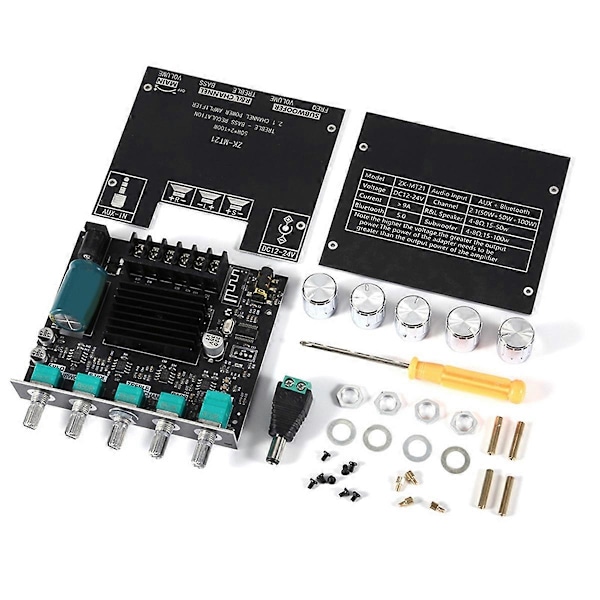-MT21 Bluetooth 5.0 Forstærkerkort 50Wx2+100W 2.1 Kanal