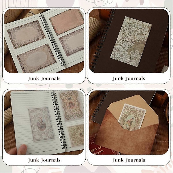 200 ark Scrapbook-papper Spetskantat Scrapbook-papper