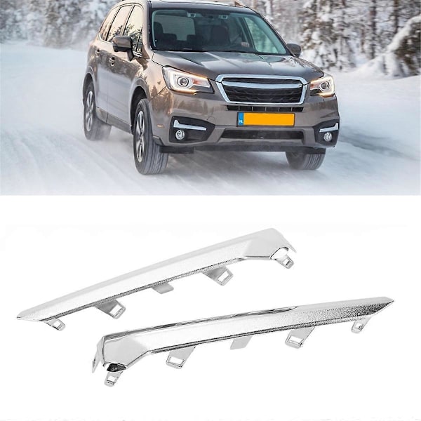 För Forester Främre Stötfångare Dimljus Kåpa List Krom