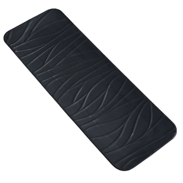 Grillplatta Böjd Kant Design Spillfri Trämönster Rektangulär Sushifat Bakplåt Hushållstillbehör Black L