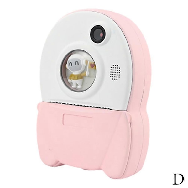 Lasten kamera pikatulostus HD Lasten digitaalikamera Lasten pikatulostuskamera 2.4IPS Pink