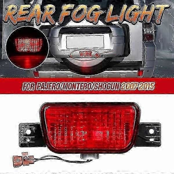 Bil Bakre Reservdäck Lampa Bakre Stötfångare Ljus Dimljus för Pajero Montero 2007-2015 8337A068