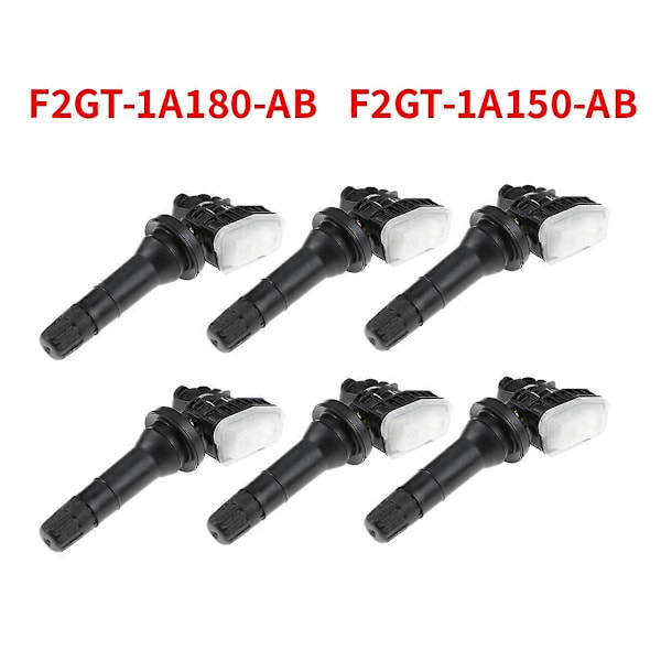 6 st TPMS Däcktryckssensorövervakare för Edge 315MHZ