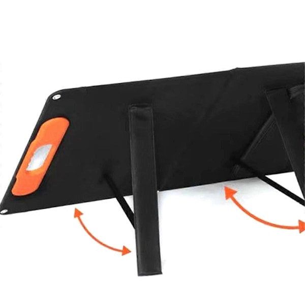 Solpanel Portabel Vikbar Väska USB-utgång Solcellsladdare