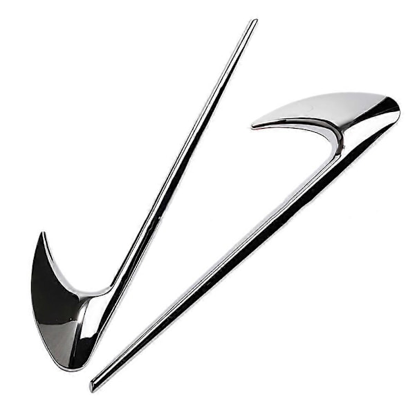 2 st Bil Sidokantlist för E Class W213 Silver