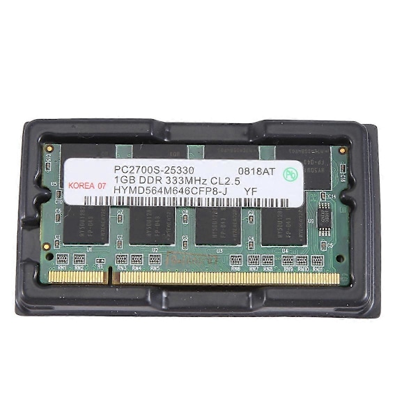 For 1GB DDR1 Laptop Hukommelse Ram+Kølevest PC 2700 333Mhz