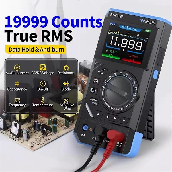 -210 Multimeter, 3 i 1 Elektronisk Reparationsdetekteringsverktyg