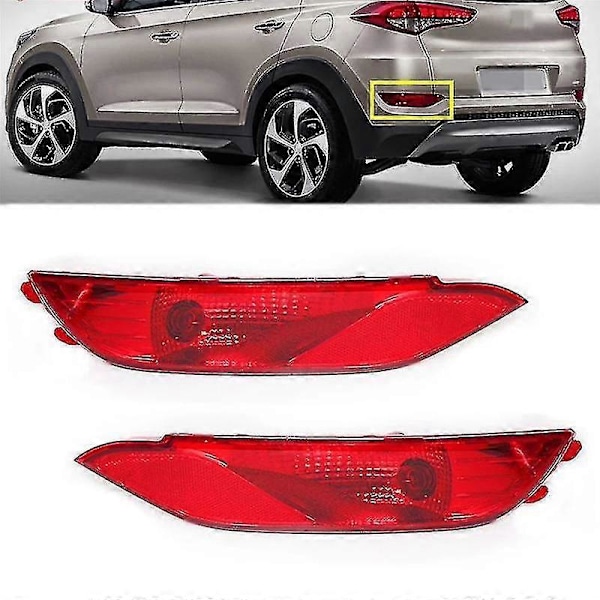 1 par Bil Bakre Stötfångare Dimljus För Hyundai Tucson 2015-2018