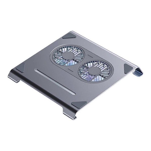 Laptopkylplatta med fläktar, USB-port rymdgrå