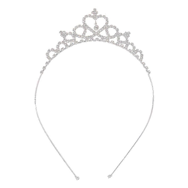 Kristalli Tiara Hiuspanta Lapsi Tyttö Morsiamen Juhla Kruunu Juhlatarvikkeet Juhlakruunu Hiuspanta