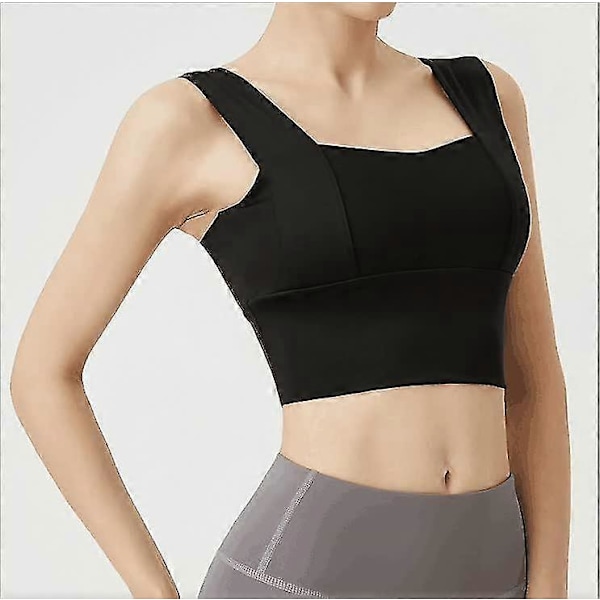 Naisten push-up-muotoileva urheiluliivi black 32A