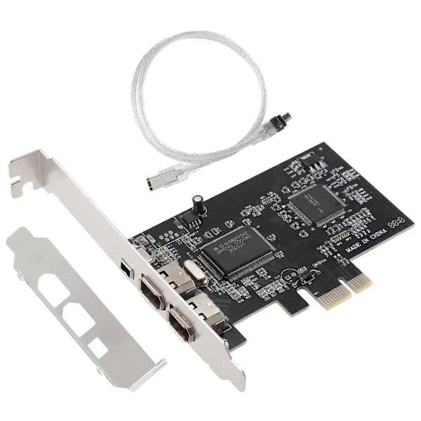 PCI-E PCI Express FireWire-kort, med Firewire-kabel, til video, osv.