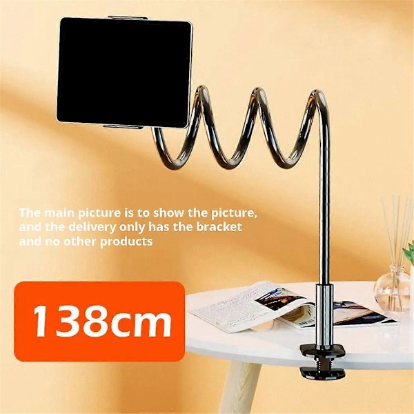 Tablet Clip Grip Stativ 360° Justerbar Hållare