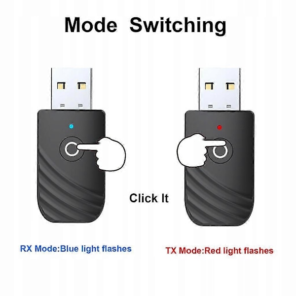 3-i-1 USB Bluetooth-ljudadapter