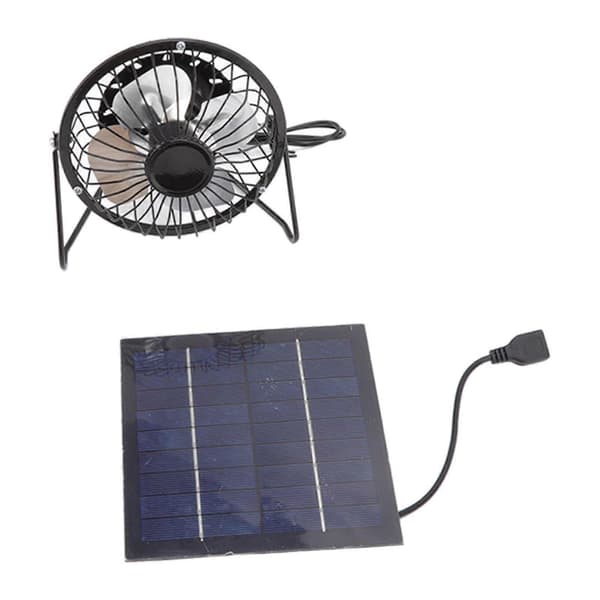 Fotovoltaisk solcellepanelsett ventilasjonssystem mini bærbar USB kjølevifte 5v 2.5w
