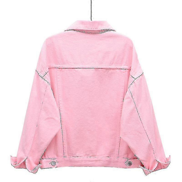 Denimjakke til kvinder RED S