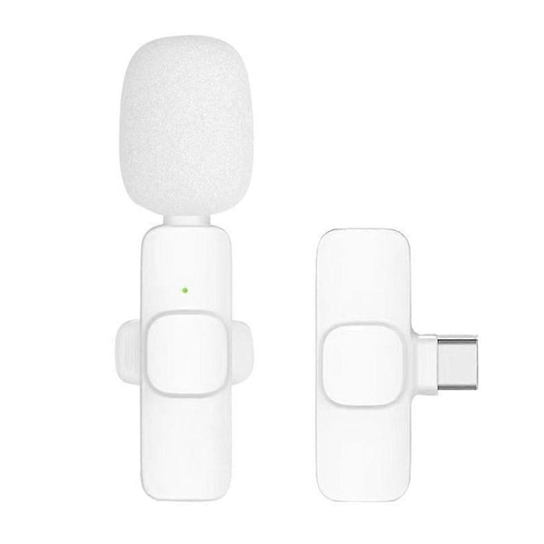 K9 trådlös Bluetooth lavalier mikrofon Typ C