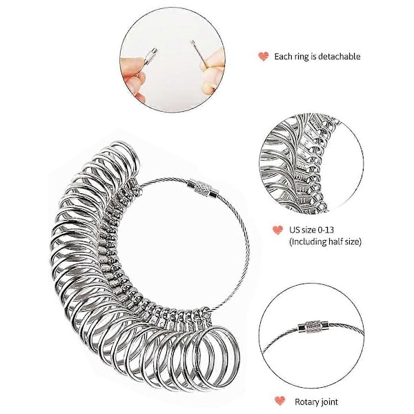 Ringmätare Mätverktygsset, Ringmätare med Förstoringsglas