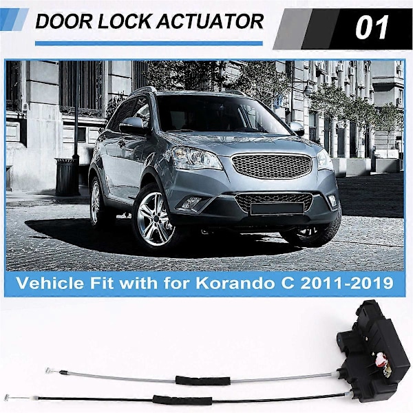 Bil Främre Vänster Dörrlås Aktuator 7121034021 för Actyon Korando 2011-2019 Vänsterstyrd