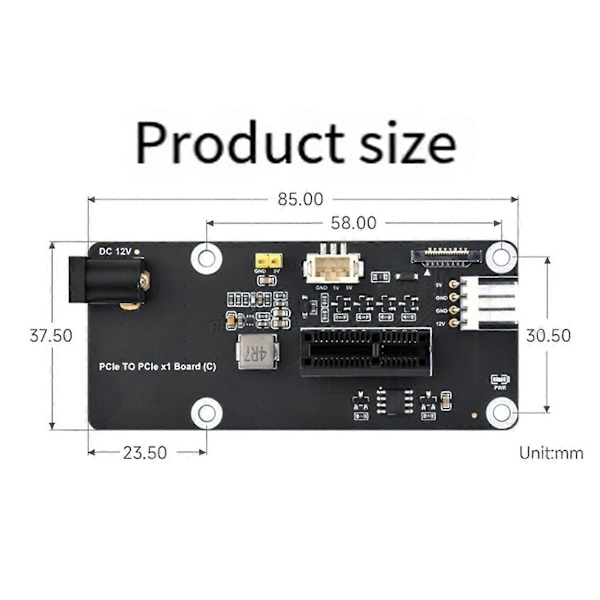 For 5 Udvidelseskort, til PCI Express X1 X4 X8 X16 (US)