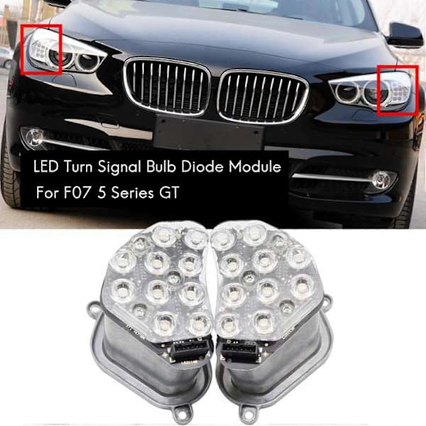 Bil Vänster/höger LED Blinkers Kontrollmodul För- F07 5-serie 535i 550i Gt 63127262833 6312726283
