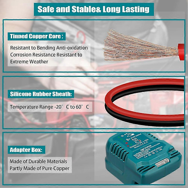 Startkablar Startkit för 18V Batteri