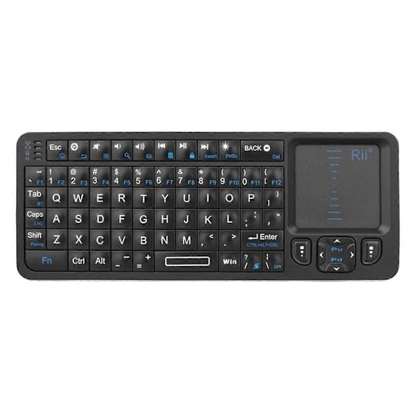 Mini Bluetooth Tangentbord, Bakgrundsbelyst Trådlöst Tangentbord med IR-inlärning