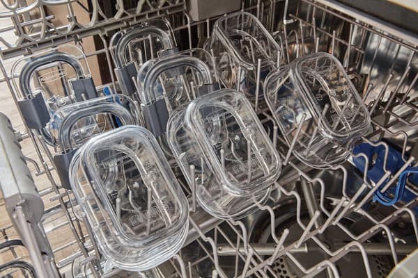 Matförvaringsbehållare; Set om 36; Klar Tritan-plast