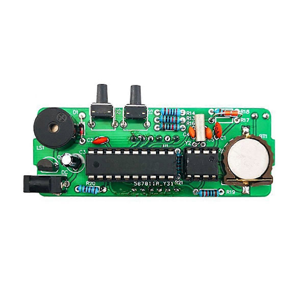 4-siffrig Digital DIY Klock-kit, Väckarklocka Lödningsövningskit, A