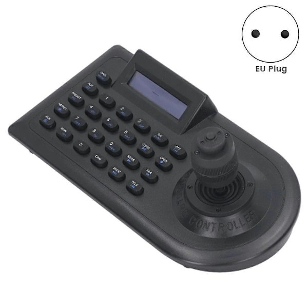 4D 4-akselinen joystick PTZ-näppäimistöohjain RS485 PTZ-kameralle DVR XVR -tallentimelle EU-pistoke