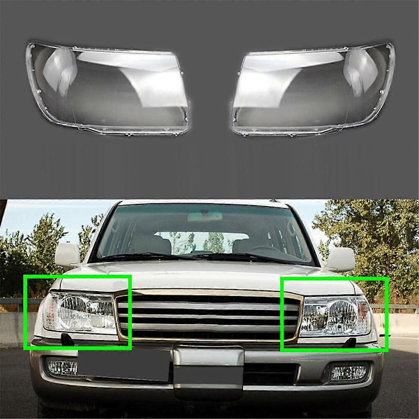 Höger Strålkastarglas Kåpa Fram för Land Cruiser 2004-2006