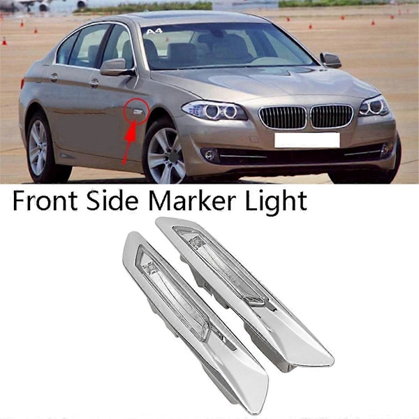 1 par LED sidomarkeringsljus blinkerslampor för F10 F11 F18, A