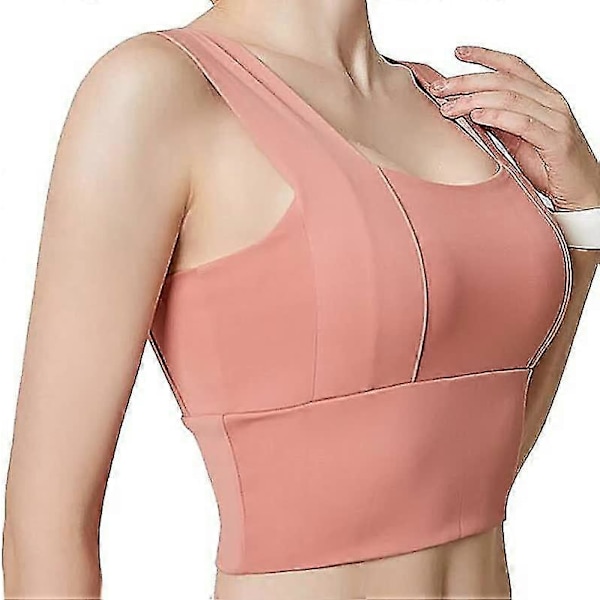 Naisten push-up-muotoileva urheiluliivi pink 40A