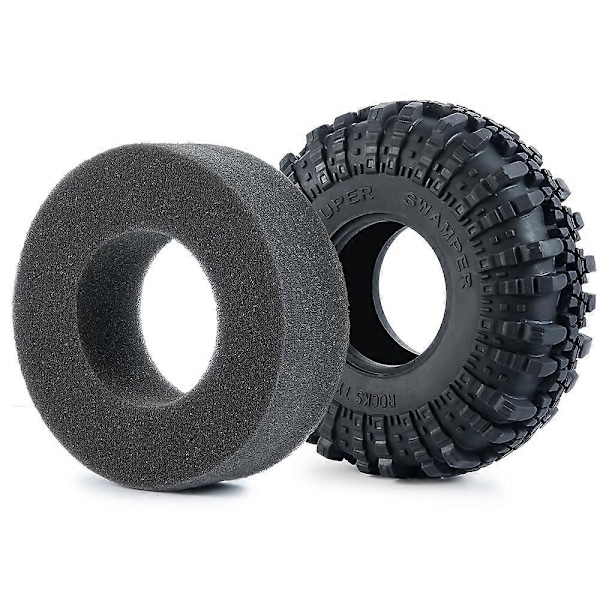 4 st 137 mm 2,2 Gummidäck Hjul för 1/10 RC Crawler Bil