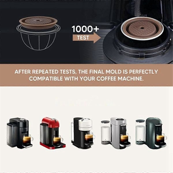 Återanvändbara kaffekapslar för Vertuoline GCA1 ENV135