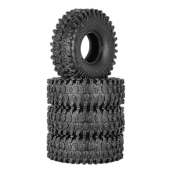 4 kpl 120 mm 1.9\" Kumirenkaat Rc-auton S-renkaat 1:10 Rc Crawler Axial Scx10 90046 Vaihtotarvike