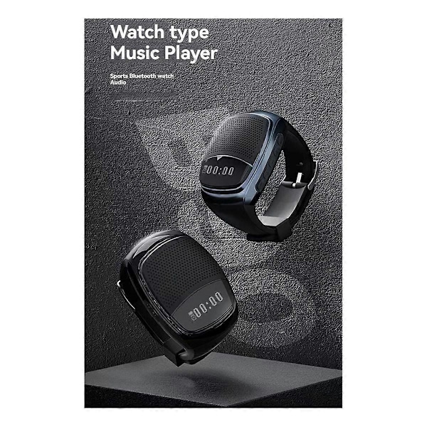 B90 Rannekello Bluetooth-kaiutintuki TF-korteille, ihanteellinen juoksuun ja urheiluun, ruusukulta
