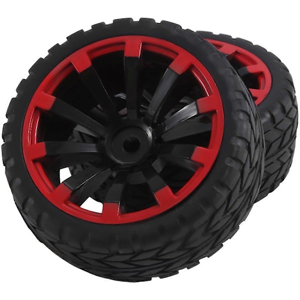4 st 12 mm Hex Hjul Fälgar & OD 2.59 Tum Gummidäck, A