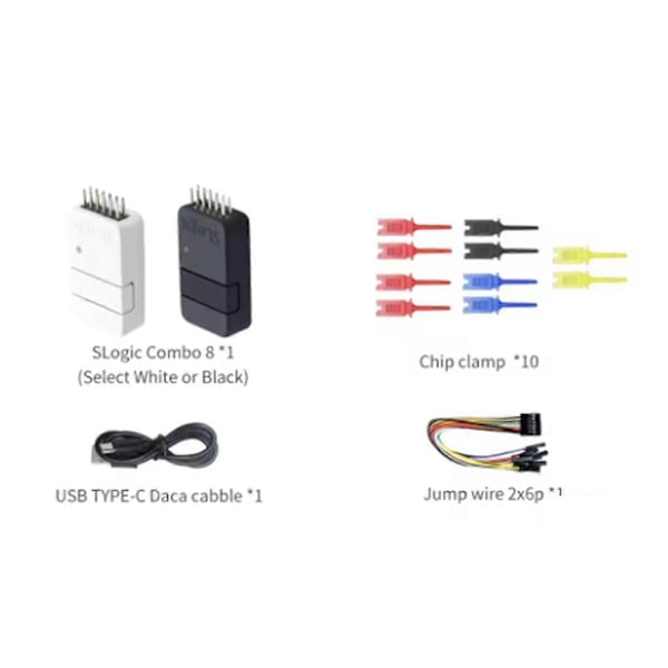 för Combo 8 Logikanalysator DAPLink CKLink Debug Tool 80M Vit