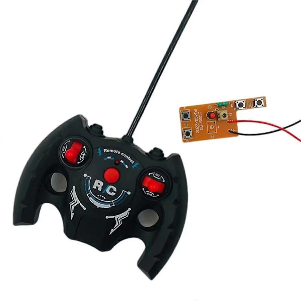 857 27MHz Krets 4CH RC Fjärrkontroll PCB Sändare och Mottagare