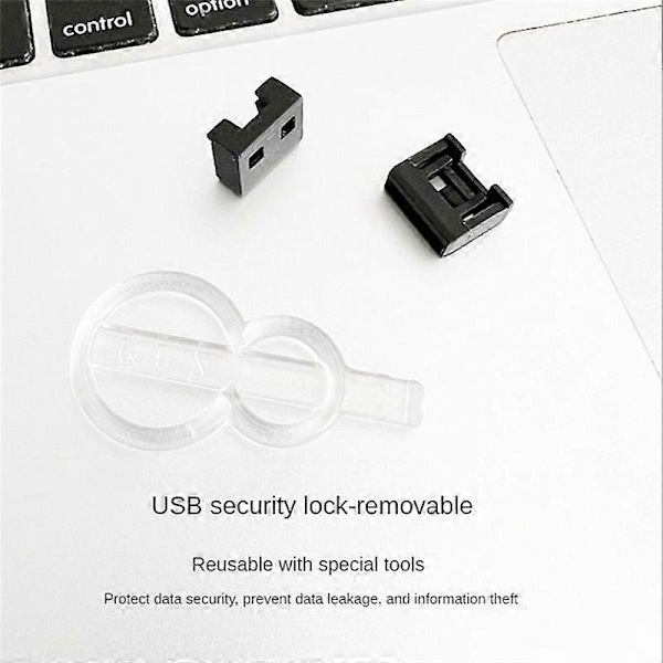 10 st USB Dammskydd Laddarport Skyddsplugg USB Säkerhetslås
